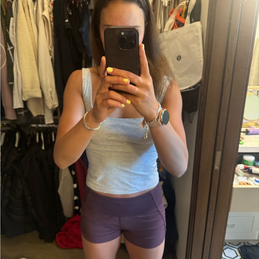 Lululemon Athletica Purple Athletic Shorts